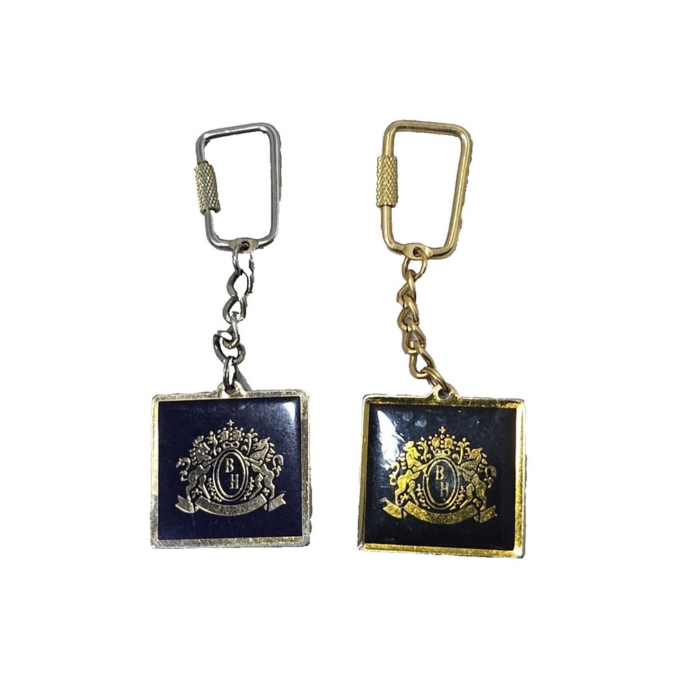 2 Vintage Benson & Hedges Cigarettes Keychains Key Fob Tobacco Advertising Promo